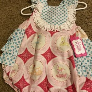 Ricrac and ruffles deer bubble